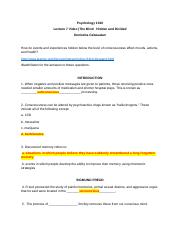 the mind awake and asleep worksheet answers