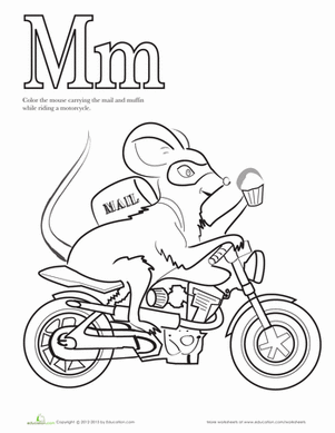 the mouse and the motorcycle free printable worksheet