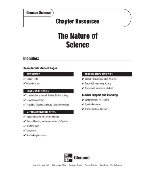 the nature of science worksheet answers
