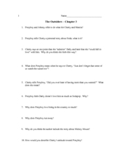 the outsiders worksheet