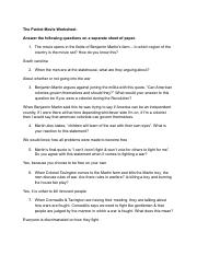 the patriot worksheet answers