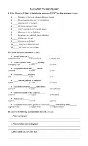 the secret worksheet