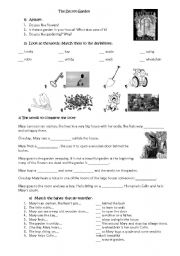 The Secret Garden - ESL worksheet by acolombet