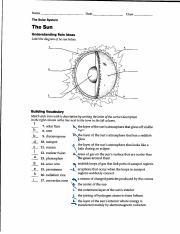 Imani Gaines - The Sun.pdf - Name Date Class The Solar System The ...