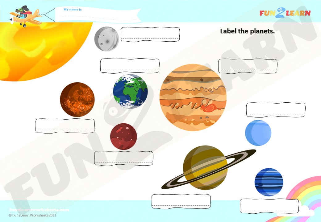 Planets of the Solar System online worksheet | Live Worksheets ...