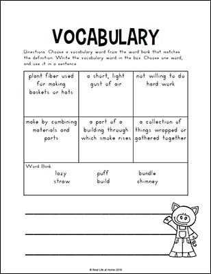 Three Little Pigs Worksheets and Activities Packet for ...