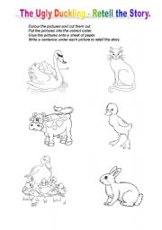 Story Time The Ugly Duckling Worksheet PDF | PDF | The Ugly ...