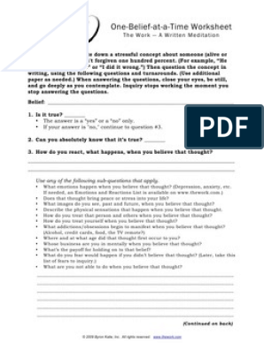 the work katie byron worksheet