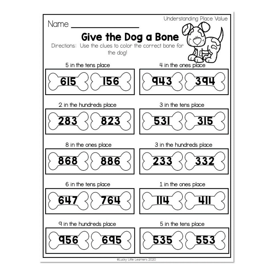 the worksheet place