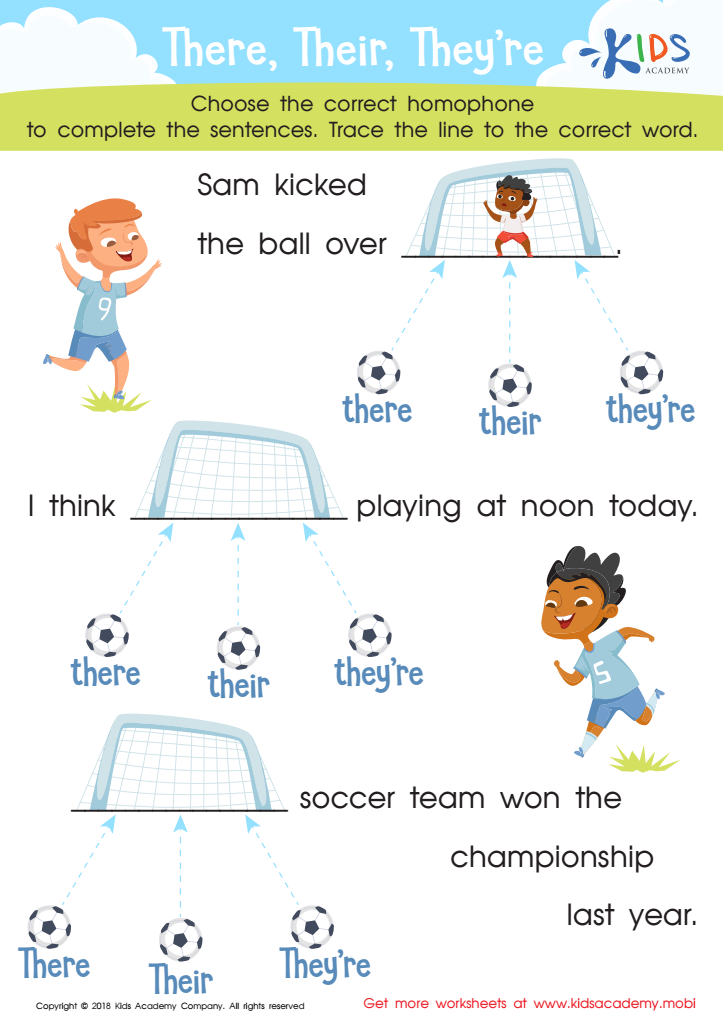 their there they re worksheet