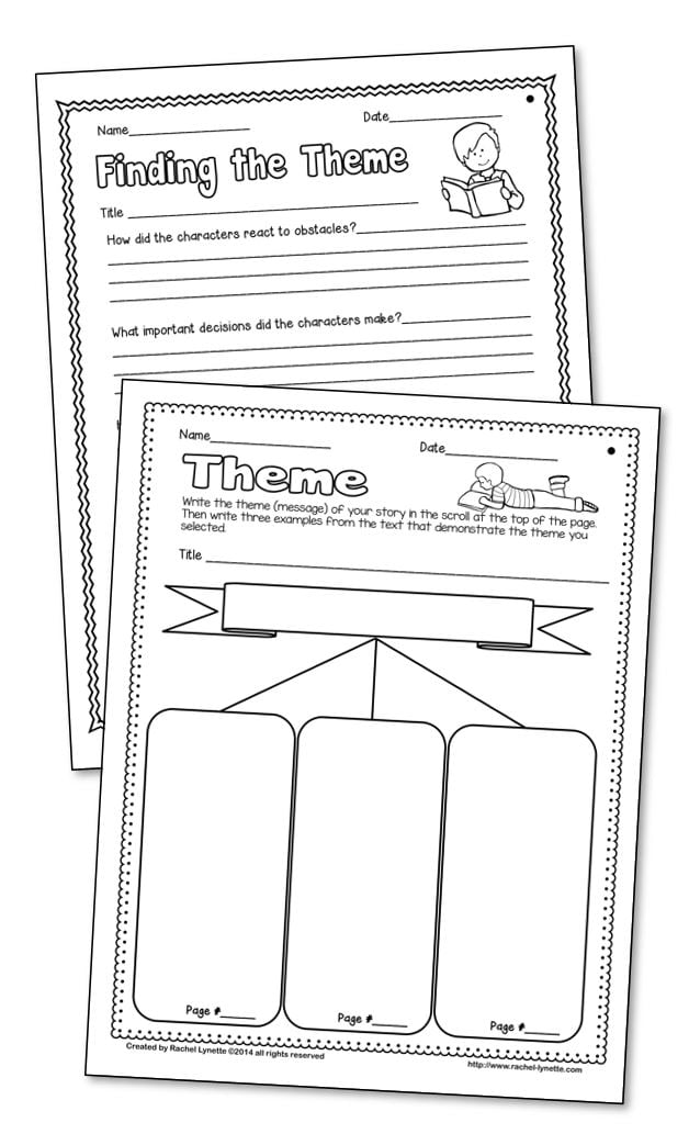 Ideas for Teaching Theme to your 3rd, 4th, and 5th Graders ...