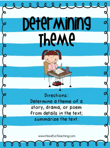 Finding the Underlying Message With Theme Worksheets - The Teach ...