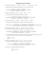 theoretical and percent yield worksheet