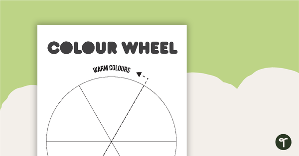 6 Part Colour Wheel and Colour Theory Worksheets | Teach Starter