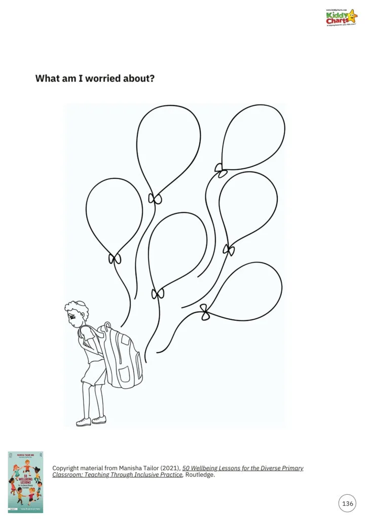 therapeutic worksheet for children