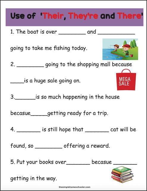 Mastering There, Their, and Theyre: Free Worksheet Packet! - The ...