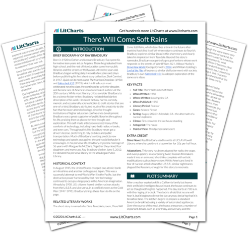 there will come soft rains worksheet