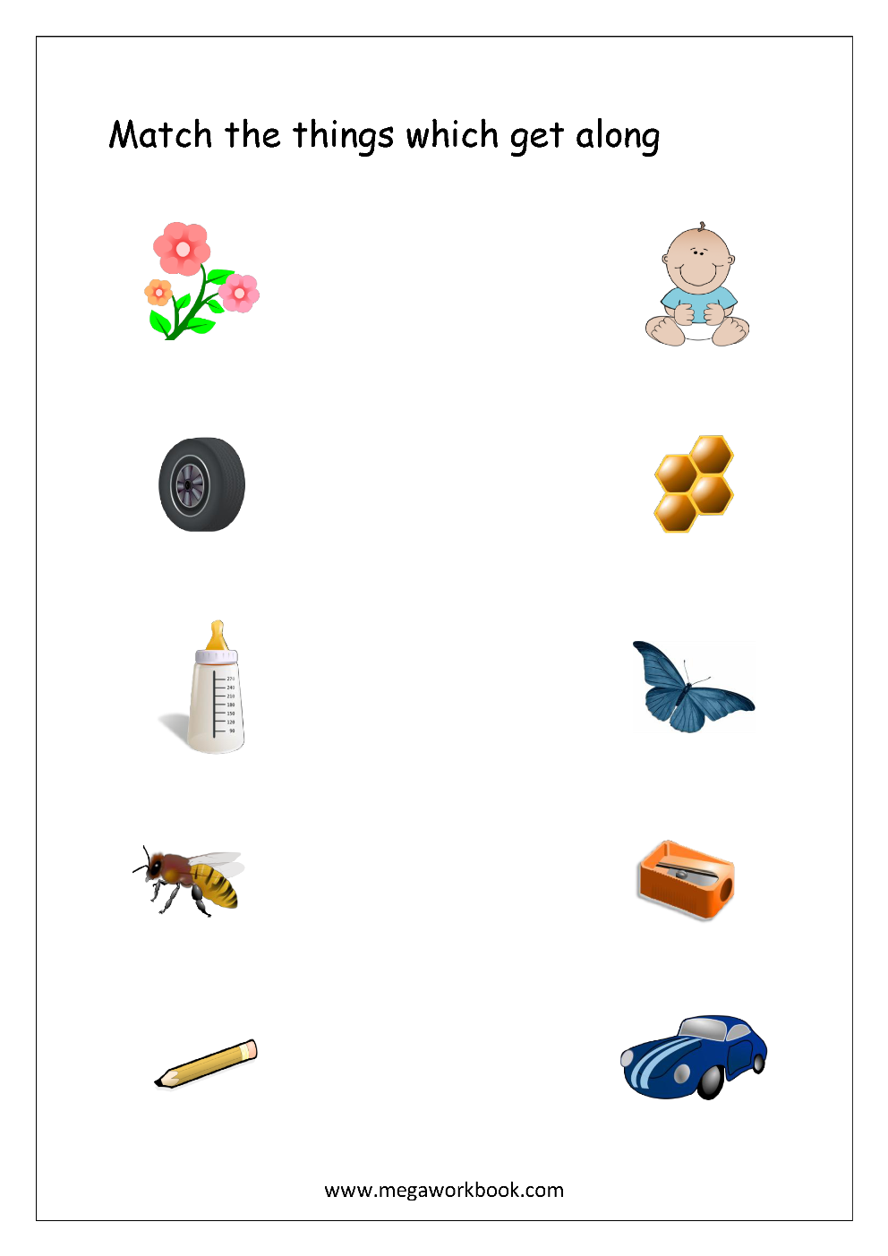 Things That Go Together Worksheets - Free Printable What Goes ...