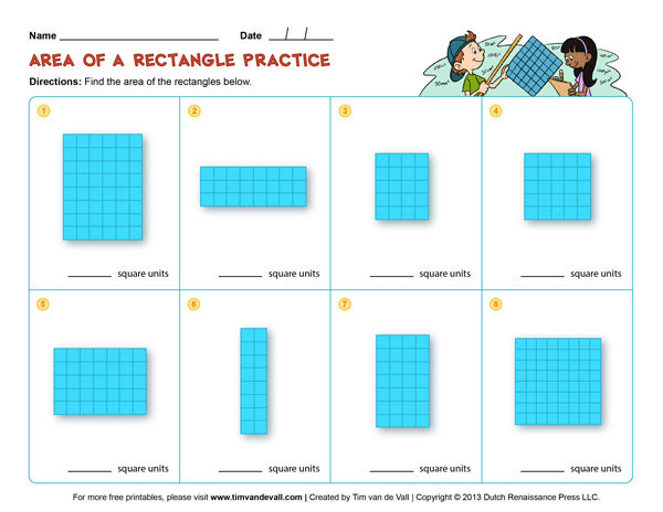 Area and Perimeter Worksheets - Third Grade Math Worksheets ...