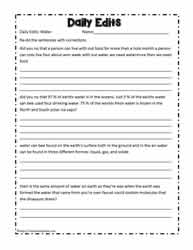 Worksheets to Teach Editing Worksheets
