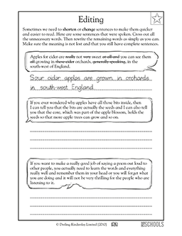 Editing | 1st grade, 2nd grade, 3rd grade Writing Worksheet ...