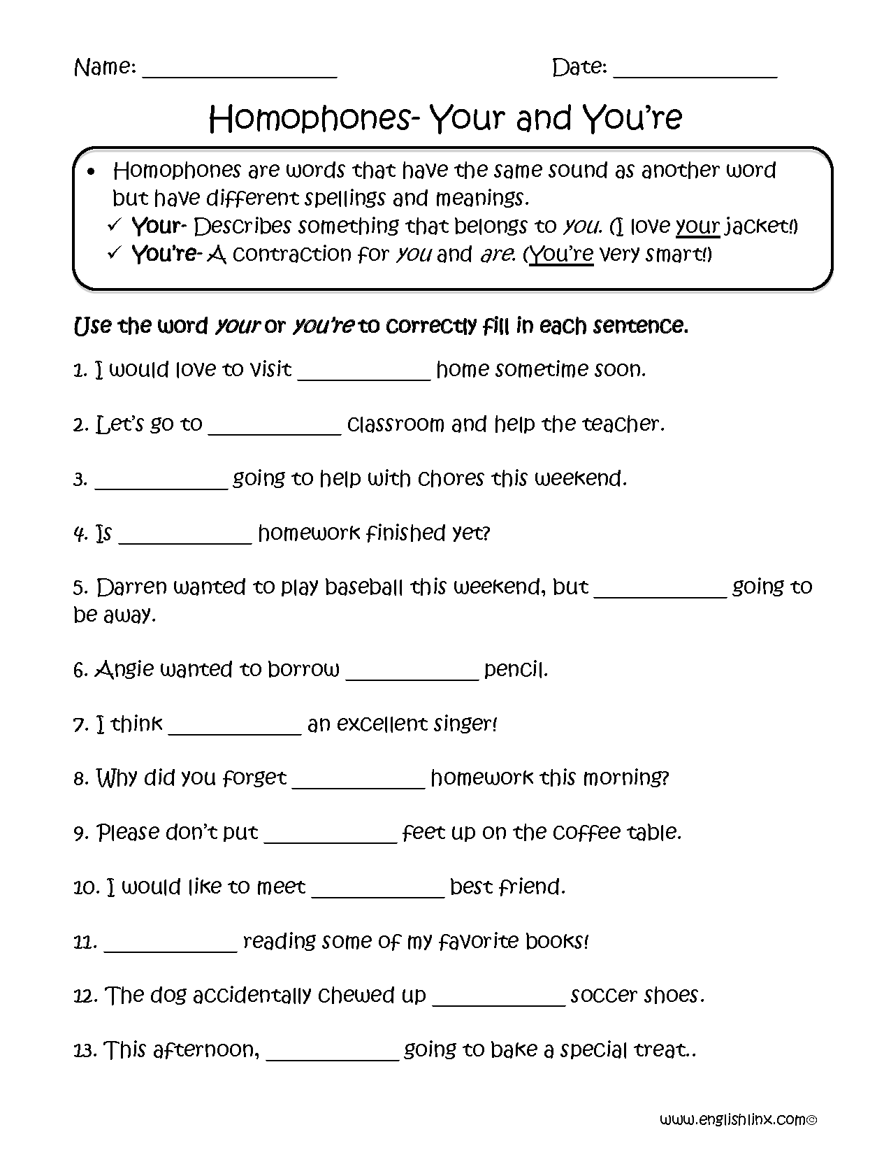worksheets library | Homophones Worksheets