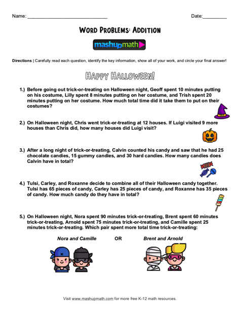 3rd Grade Math Word Problems: Free Worksheets with Answers ...
