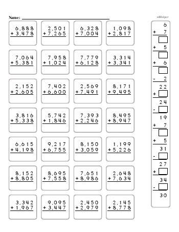 Printable 3rd Grade Math Word Problem Worksheets | Education.com ...