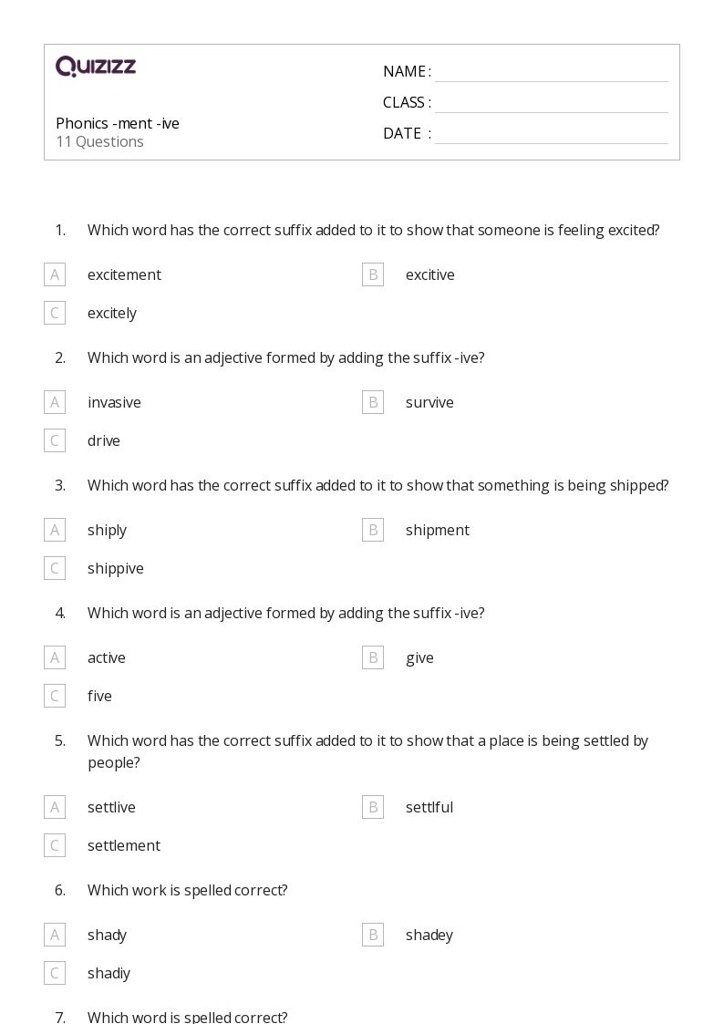 50+ Phonics worksheets for 3rd Grade on Quizizz | Free &  Printable