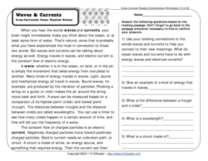 third grade reading comprehension worksheet
