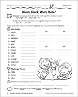 3rd Grade Spelling Worksheets | Scholastic