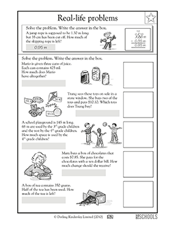 Real-life word problems, part 3 | 3rd grade, 4th grade Math ...