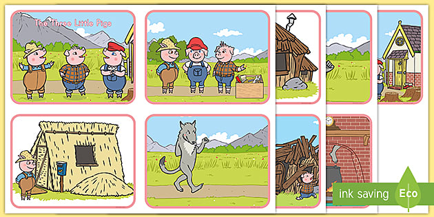 three little pigs sequencing worksheet