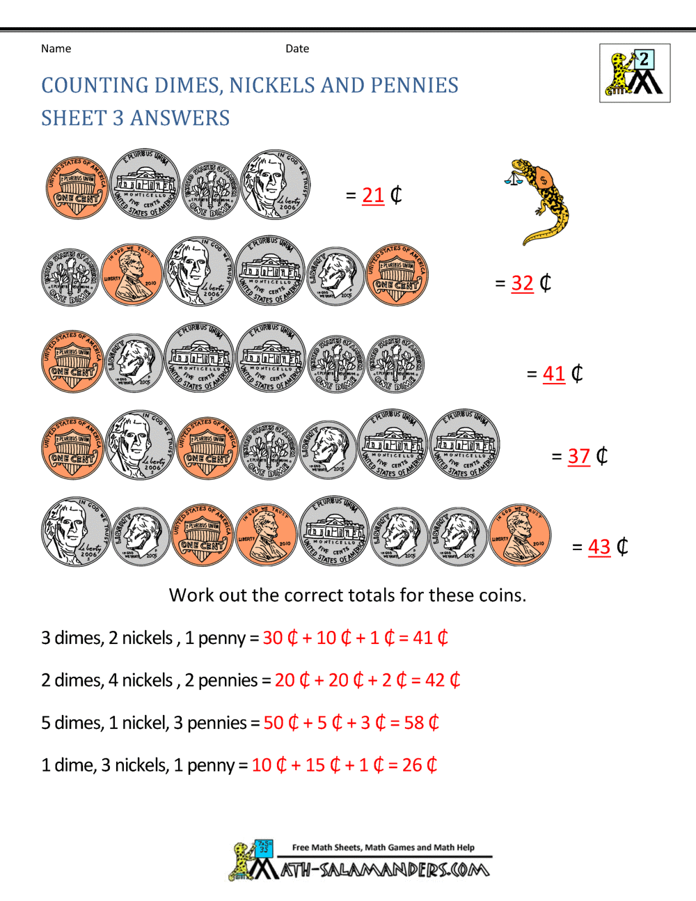 time and money worksheet for grade 2