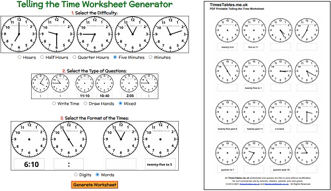 Online Times Tables Tests - TimesTables.me.uk