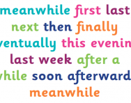 time connectives worksheet ks2