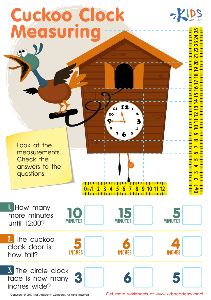 time measurement worksheet for grade