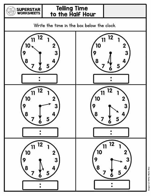 time review worksheet 2nd grade