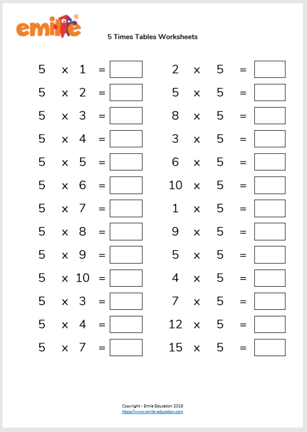 time table worksheet for grade