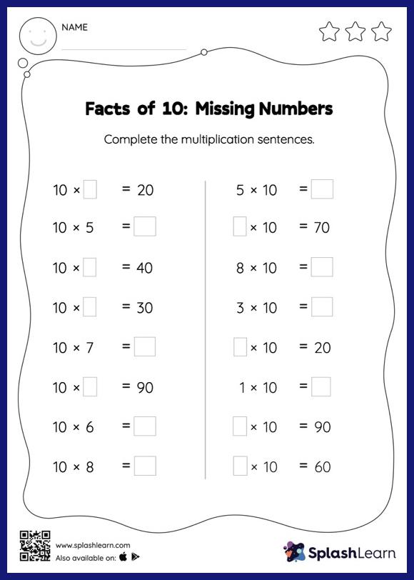 Times Tables Worksheets for Kids Online - SplashLearn