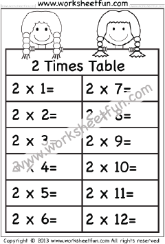 Times Table Worksheets / FREE Printable Worksheets - Worksheetfun