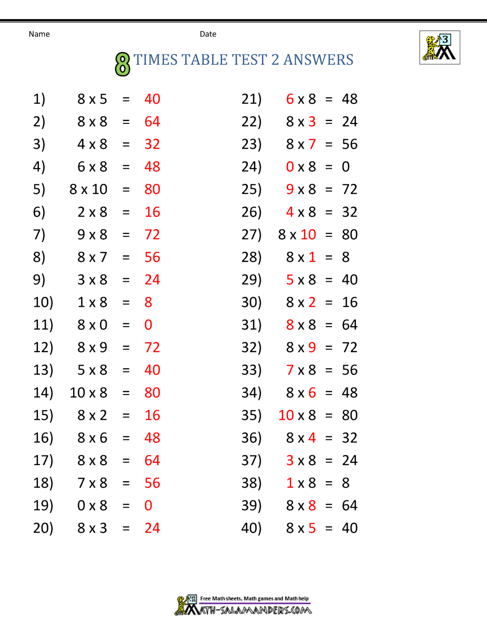 time table worksheet to print