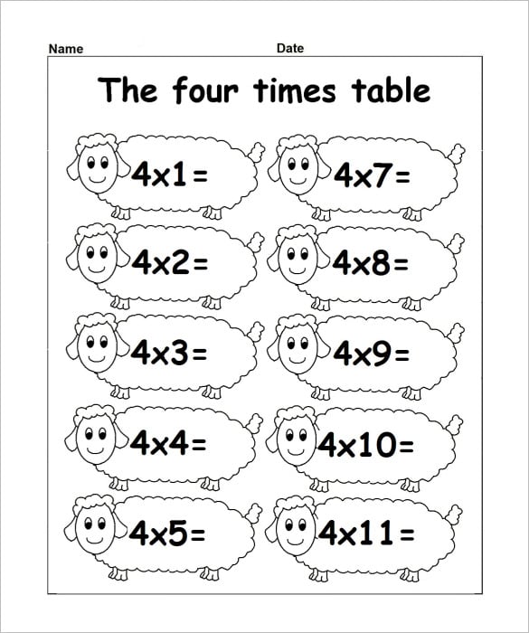 15+ Times Tables Worksheets - Free PDF Documents Download