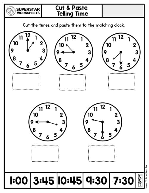 Telling Time Worksheets -Worksheets Library