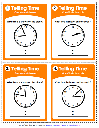 time to the nearest minute worksheet