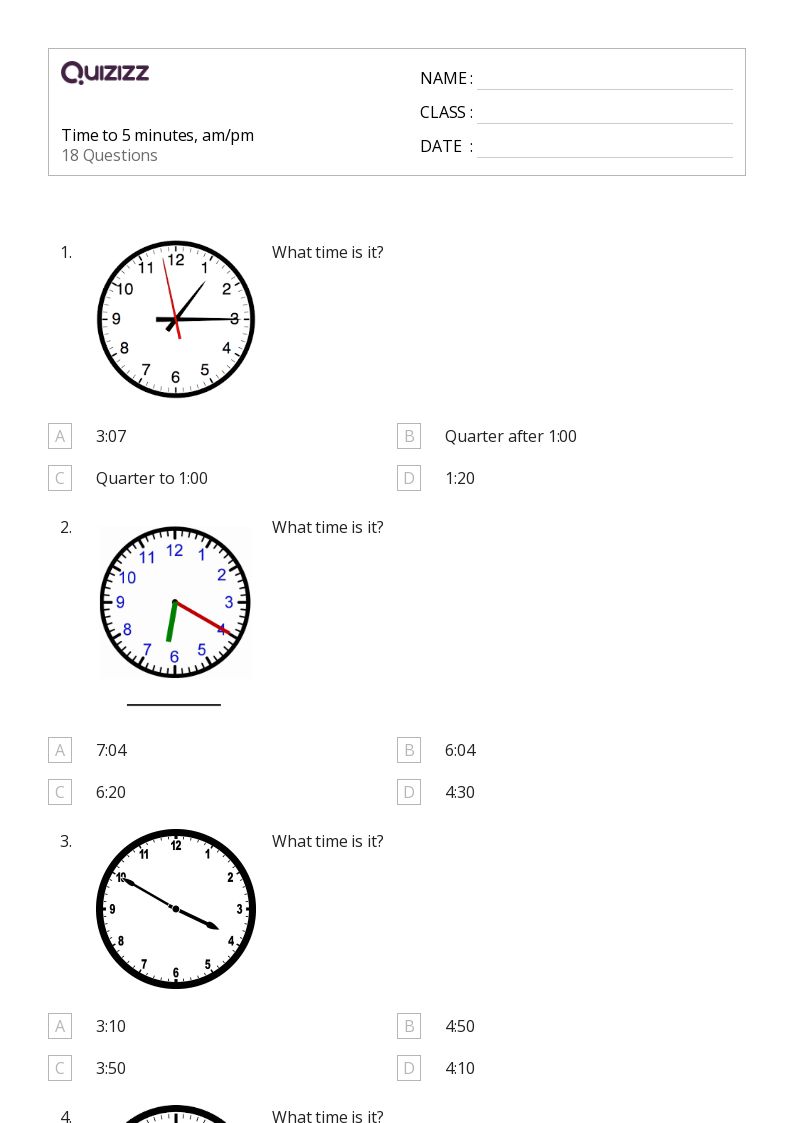 50+ AM and PM worksheets for 3rd Grade on Quizizz | Free &  Printable