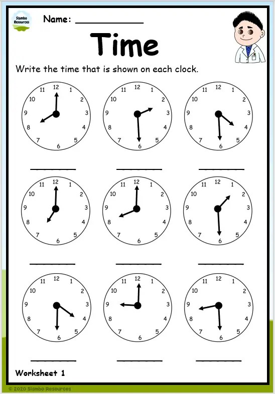 Grade 3 Time Worksheets | Free Printables | Math Worksheets