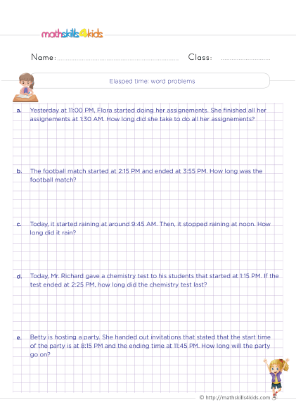 Boosting Time-telling Skills: Grade 4 Worksheets to Download and Print