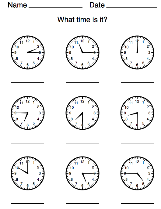 KS1 Time Games | Teaching Time KS1 | Time Lessons | Months of the ...