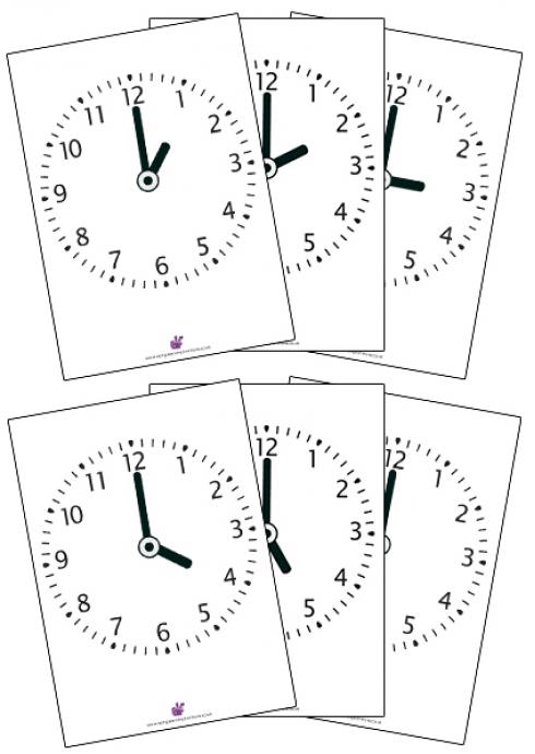 Time - Free Printable Teaching Resources | Early Learning Furniture